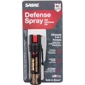 Sabre Red Pepper Spray .79 Oz Pocket Unit, Advanced 3-1