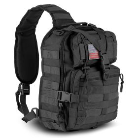 EDC Range Bag - Pistol Sling Bag Backpack (14 Liter) (Color: Black)